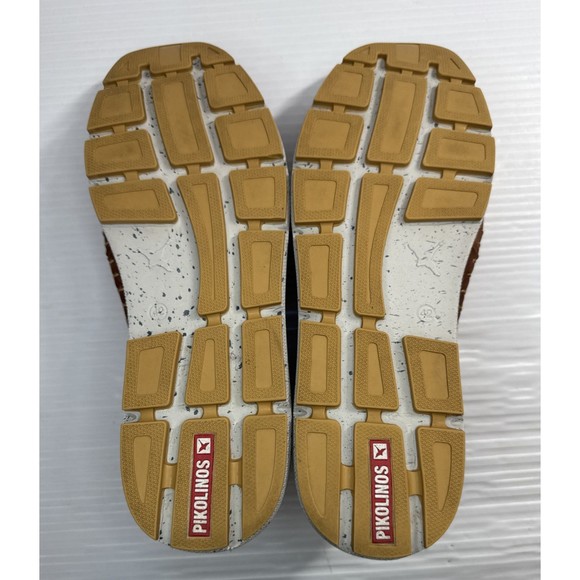 Pikolinos Men’s Fuencarral Leather Sports Style Sneakers Brandy Sz EU 42/US 8.5 - Picture 11 of 14